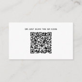 Eucalyptus bruiloft invoegen | Details groen + QR Informatiekaartje (Achterkant)