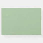 Eucalyptus bruiloft meneer en mevrouw Script Elega Gastenboek (Achterkant)