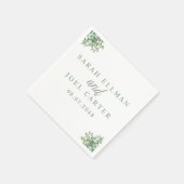 Eucalyptus Bruiloft Servet (Hoek)