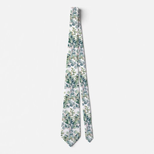 Eucalyptus bruiloft Stropdas (Voorkant)