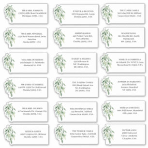 Eucalyptus bruiloft uitnodiging Adresetiketten Sticker