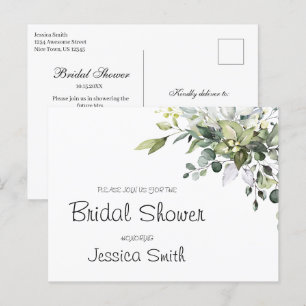 Eucalyptus Bruiloft Uitnodigingskaart Briefkaart