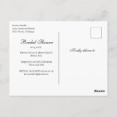 Eucalyptus Bruiloft Uitnodigingskaart Briefkaart (Achterkant)