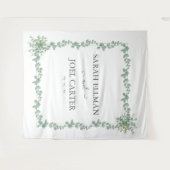 Eucalyptus Bruiloft Wandkleed (Voorkant (horizontaal))