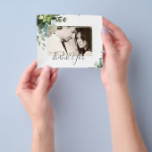 Eucalyptus Bruiloft - Waterverf Groene Bladeren Flyer (Hand)