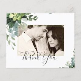 Eucalyptus Bruiloft - Waterverf Groene Bladeren Flyer