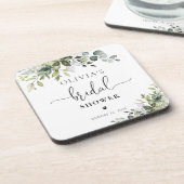 Eucalyptus Bruiloftsfeest Coasters Bier Onderzetter (Linkerzijde)