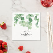 Eucalyptus Bruiloftsfeest Elegant op Maat Servet (Insitu)