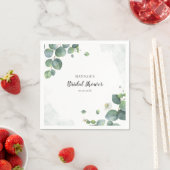 Eucalyptus Bruiloftsfeest Scriptie Papier Servet (Insitu)