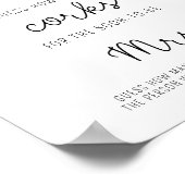 Eucalyptus - Bruiloftsgast Vrouw Telt Hoeveel Kurk Poster (Hoek)