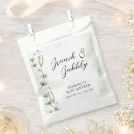 Eucalyptus Brunch Champagne Garden Baby shower Bedankzakje