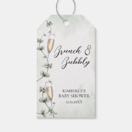 Eucalyptus Brunch Champagne Garden Baby shower Cadeaulabel