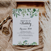 Eucalyptus Brunch en Bubble Vrijgezellenfeest Kaart