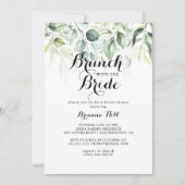 Eucalyptus Brunch met bride Shower Kaart (Voorkant)