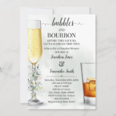 Eucalyptus Bubbels & Bourbon Couples Douche Kaart (Voorkant)