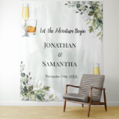 Eucalyptus Bubbels & Bourbon Trouwdouche Tapest Wandkleed (In situ)