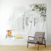 Eucalyptus Bubbels & Bourbon Trouwdouche Wandkleed (In Situ (horizontaal))