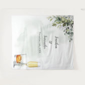 Eucalyptus Bubbels & Bourbon Trouwdouche Wandkleed (Voorkant (horizontaal))