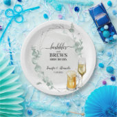 Eucalyptus Bubbels & Brouwen Papieren Bordje (Feest)