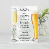 Eucalyptus Bubbels en brouwsels Volwassenen Verjaa Kaart (Staand voorkant)