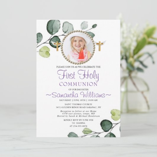 Eucalyptus Budget Foto eerste communautarisering Kaart (Staand voorkant)