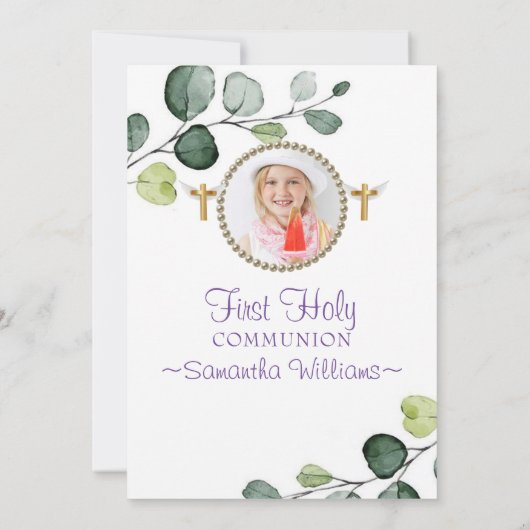 Eucalyptus Budget Foto eerste communautarisering Kaart (Achterkant)