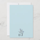 Eucalyptus budget Waterverf Grenery Weddenschap Kaart (Achterkant)