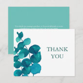 Eucalyptus Business Bedankkaart (Voorkant / Achterkant)