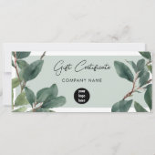 Eucalyptus Business Logo Cadeaubon (Achterkant)