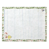 Eucalyptus Butterfly-Waterverf voor 40 pagina's Notitieblok (Voorkant)