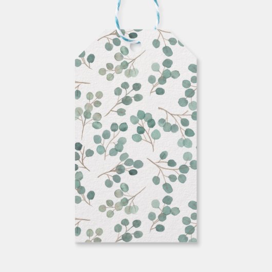 Eucalyptus Cadeaulabel (Achterkant)