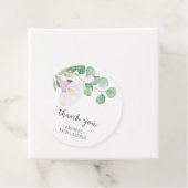 Eucalyptus - calla - bruiloftsdank je bedankjes labels (In situ)