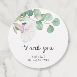 Eucalyptus - calla - bruiloftsdankjewel bedankjes labels