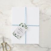 Eucalyptus Calligrafie Vrijgezellenfeest Gift Labe Cadeaulabel (Met Touw)