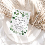 Eucalyptus Calligraphy Nuestra Boda Wedding Kaart<br><div class="desc">Deze eucalyptuskalligrafie nuestra boda trouwuitnodiging is perfect voor een moderne bruiloft. Het ontwerp omvat waterverf met de hand getrokken elegante botanische eucalyptustakken en -bladeren.</div>