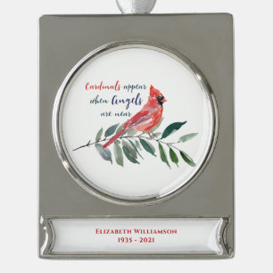 Eucalyptus Cardina Keepomwille Memorial Verzilverd Banner Ornament