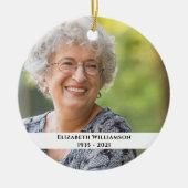 Eucalyptus Cardinaal Foto Keepomwille Memorial Keramisch Ornament (Voorkant)