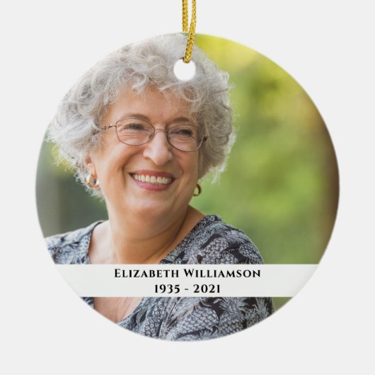 Eucalyptus Cardinaal Foto Keepomwille Memorial Keramisch Ornament (Voorkant)