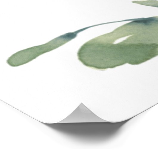 Eucalyptus Celebration of Life Photo Welcome Sign Poster (Hoek)