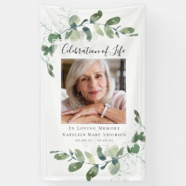 Eucalyptus Celebration of Life Photo Welcome Spandoek