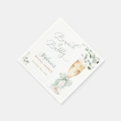 Eucalyptus Champagne Bridal Shower Servet (Hoek)