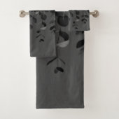Eucalyptus Charcoal Noir Delight #1 #foliage #art Bad Handdoek (Insitu)