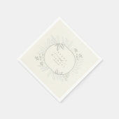 Eucalyptus Color Tones met eiwit ID901 Servet (Hoek)