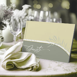 Eucalyptus Color Tones Wedding Green ID901 Gastenboek