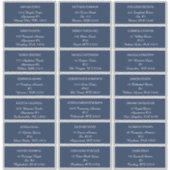 Eucalyptus Cotton | adresetiketten van marinegaste Sticker (Voorkant)