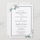 Eucalyptus Cotton | Smelt Ecru v2 repetitie Dinner Kaart (Voorkant)