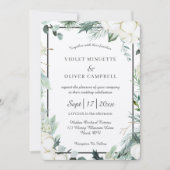 Eucalyptus Cotton | Uitnodiging tot weddenschappen (Voorkant)