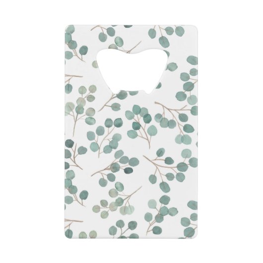 Eucalyptus Creditkaart Flessenopener (Voorkant)