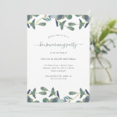 Eucalyptus Crest | Groen verlaat housewarming Kaart (Staand voorkant)