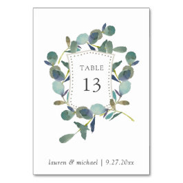 Eucalyptus crest | Waterverf bruiloft Kaart